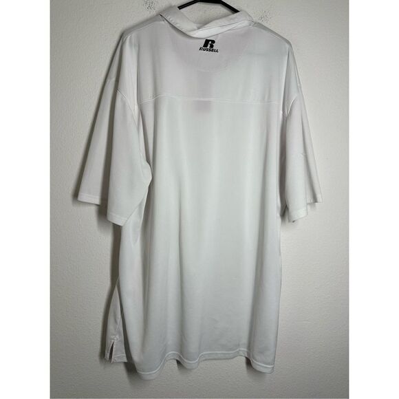 Russel Shirt Men's Large Red White Athletic Polo Size XXL N Huskers See Desc - Picture 4 of 13